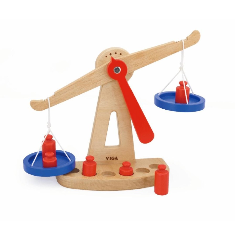 Wooden Toys Viga Fine Motor Skills | Balancing Scales