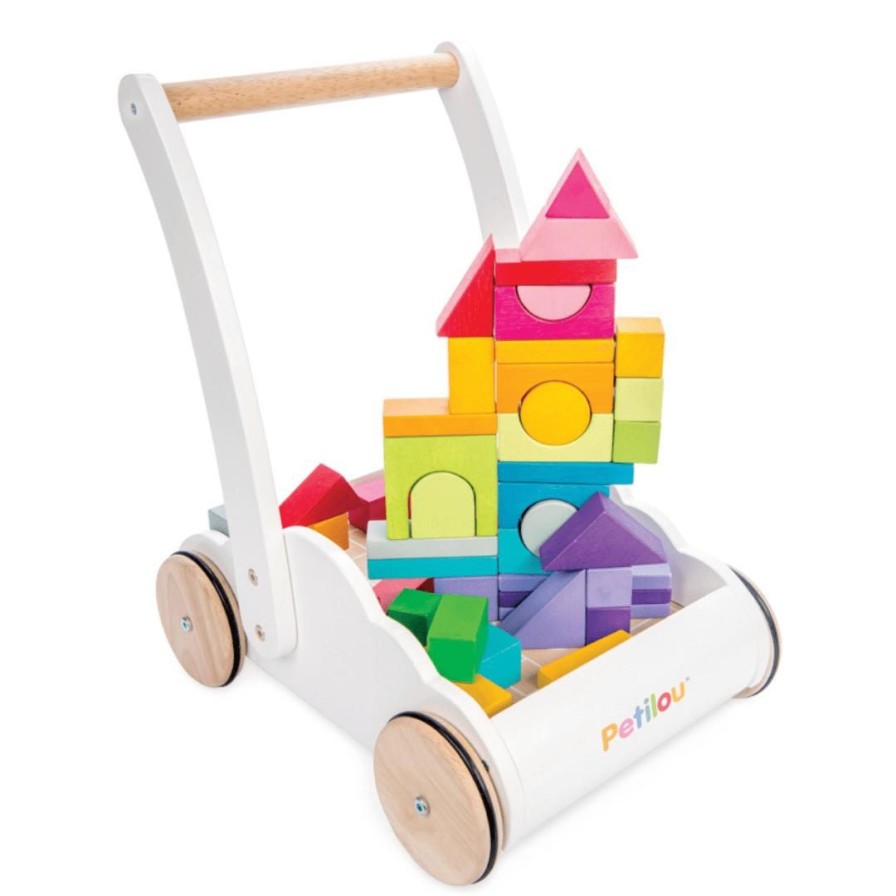 Wooden Toys Le Toy Van Baby Toys & Teethers | Wooden Rainbow Cloud Walker