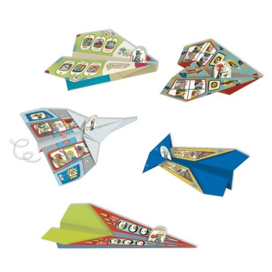 Wooden Toys Djeco Fine Motor Skills | Origami-Planes