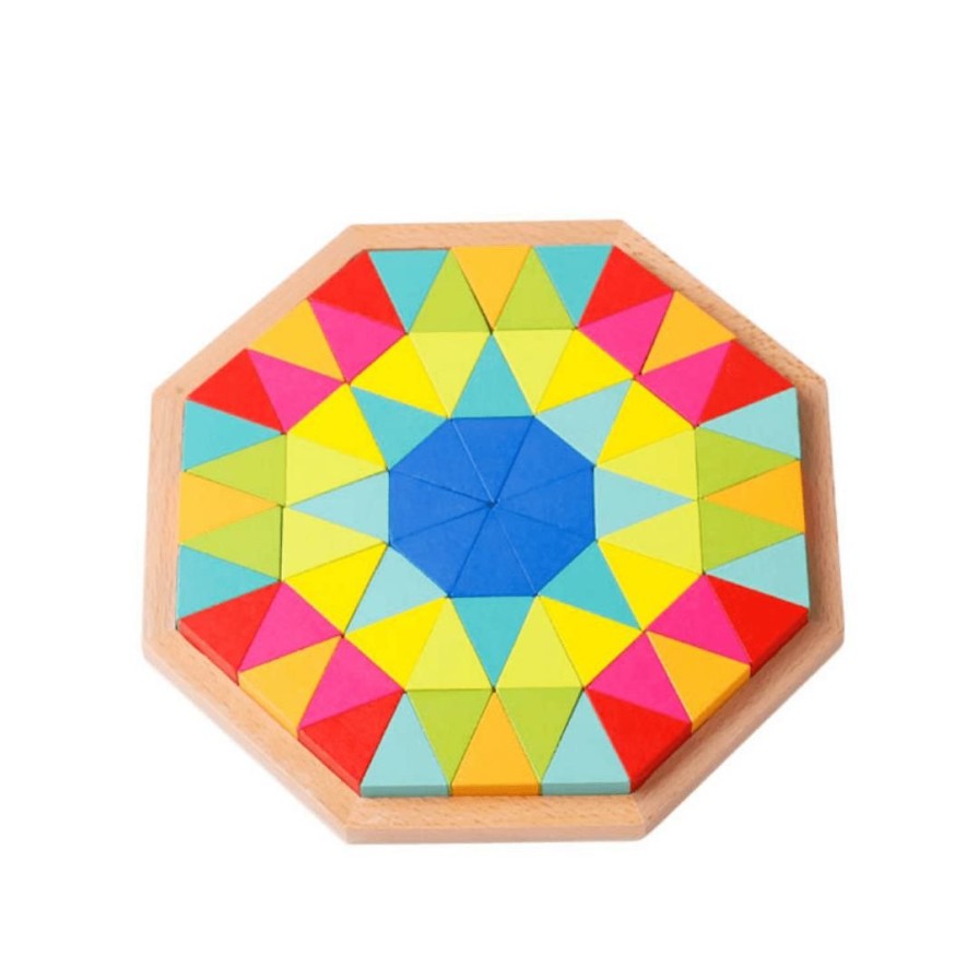 Wooden Toys Tooky Toy Shapes & Colours | Octagon Puzzle