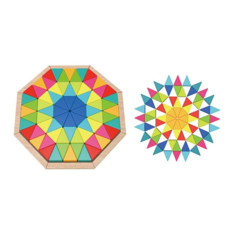 Wooden Toys Tooky Toy Shapes & Colours | Octagon Puzzle