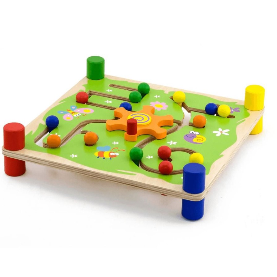 Wooden Toys Viga Baby Toys & Teethers | Track & Trace Board