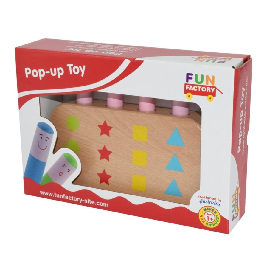 Wooden Toys Fun Factory Shapes & Colours | Pop Up People