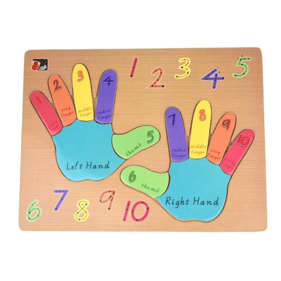 Wooden Toys Koala Dream Numeracy | Colourful Hand Puzzle