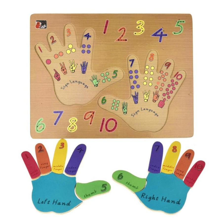 Wooden Toys Koala Dream Numeracy | Colourful Hand Puzzle