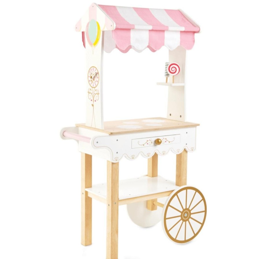 Wooden Toys Le Toy Van Pretend Play | Honeybake Tea Time Trolley