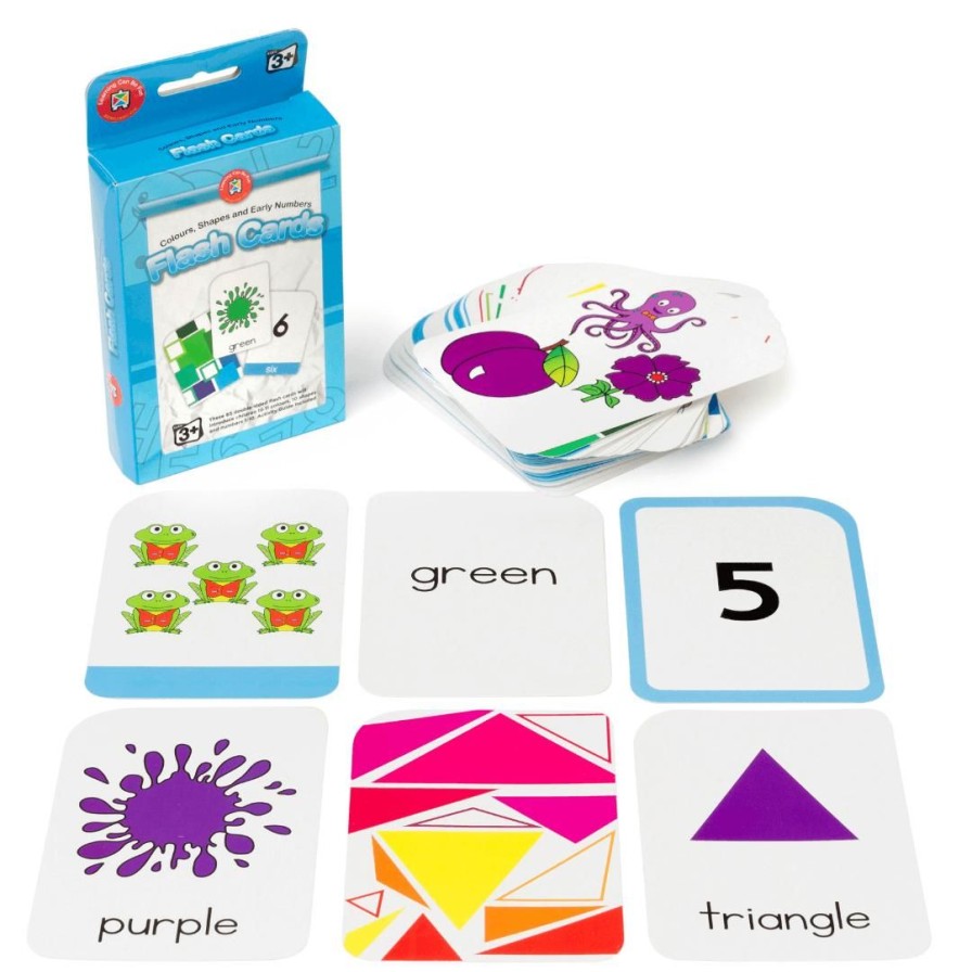 Wooden Toys CleverStuff Numeracy | Colours, Shapes And Early Numbers Flashcards