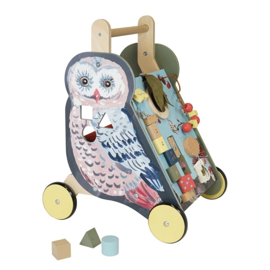 Wooden Toys Manhattan Gross Motor Skills | Owl Activity Walker