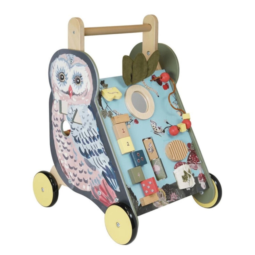 Wooden Toys Manhattan Gross Motor Skills | Owl Activity Walker