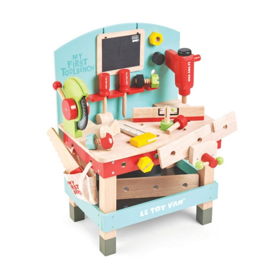 Wooden Toys Le Toy Van Gross Motor Skills | My First Tool Work Bench