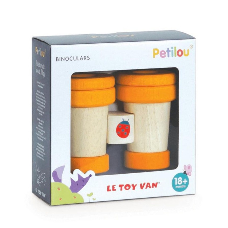 Wooden Toys Le Toy Van Pretend Play | Yellow Ladybird Binoculars