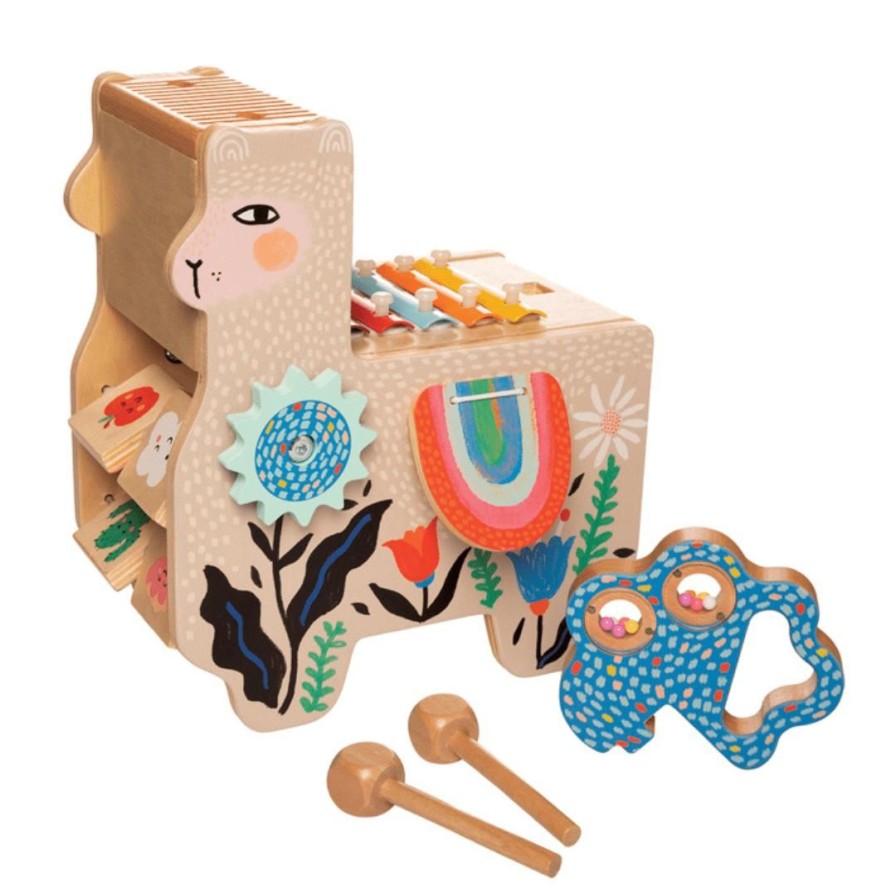 Wooden Toys Manhattan Gross Motor Skills | Musical Lili Llama Activity Centre