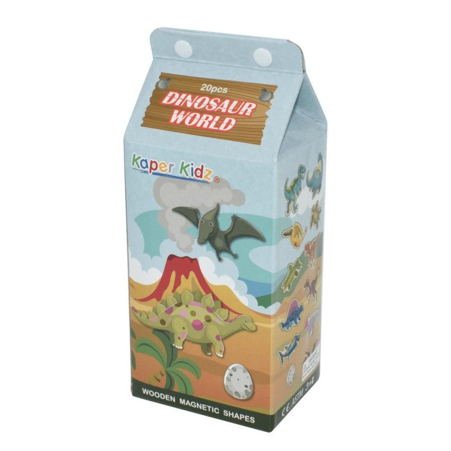 Wooden Toys Koala Dream Pretend Play | Magnetic Dinosaurs In A Milk Carton