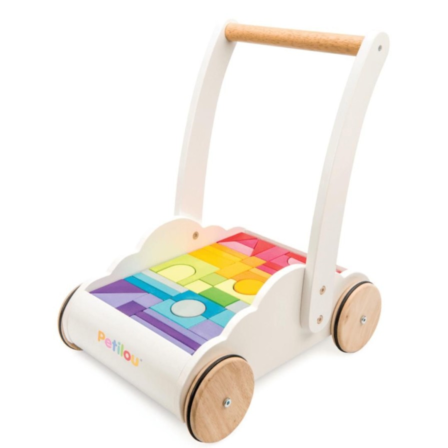 Wooden Toys Le Toy Van Stacking Toys | Wooden Rainbow Cloud Walker