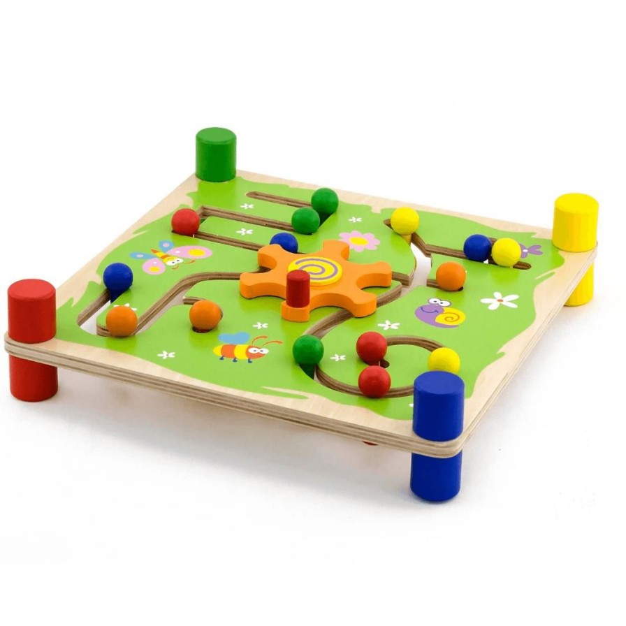 Wooden Toys Viga Shapes & Colours | Track & Trace Board