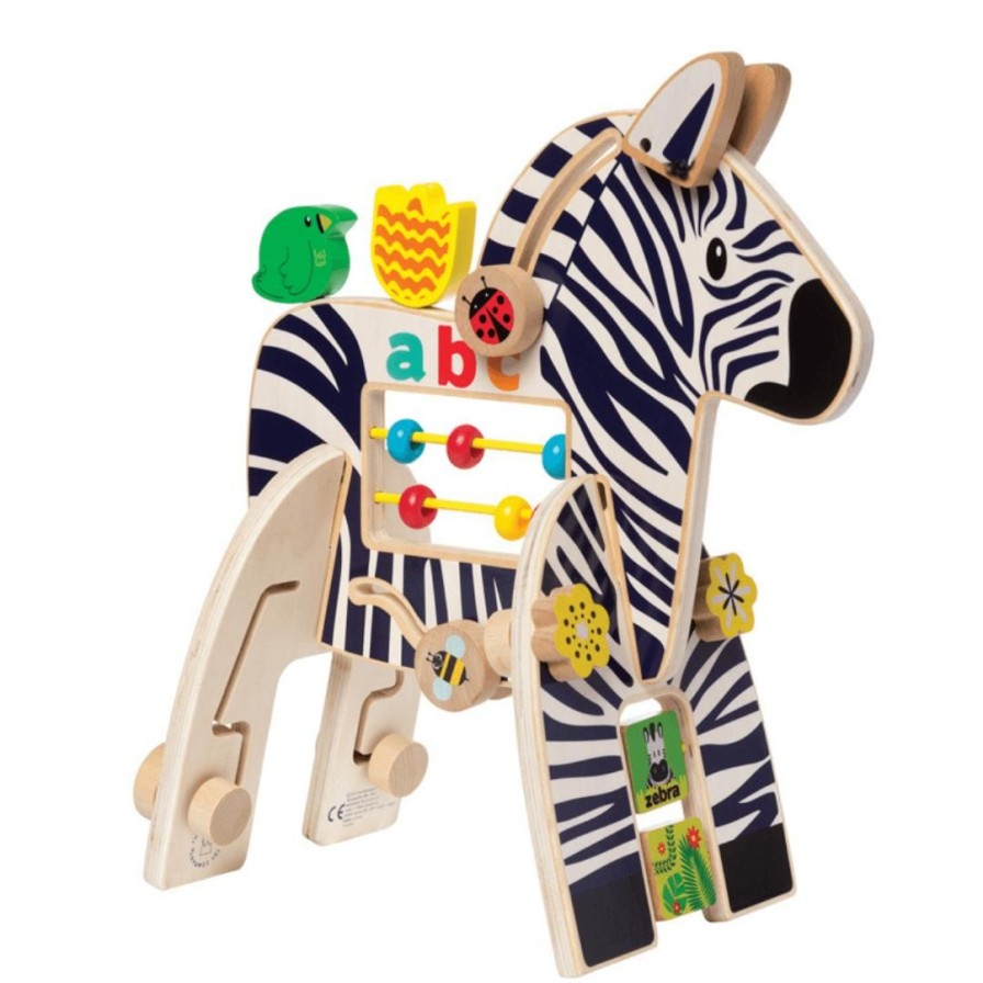 Wooden Toys Manhattan Fine Motor Skills | Zebra Activity Centre