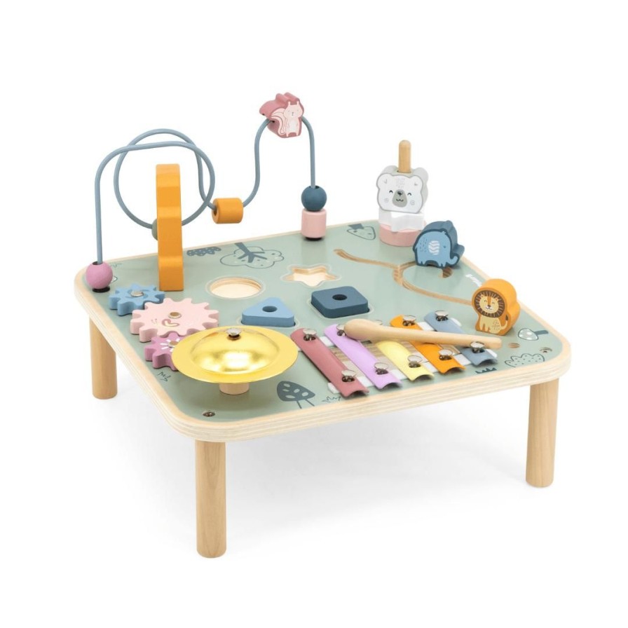 Wooden Toys Viga Shapes & Colours | Pastel Multi Function Activity Table