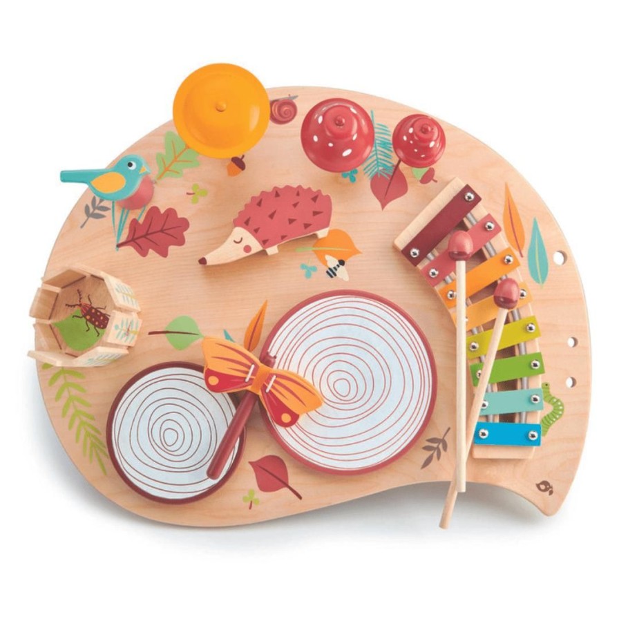 Wooden Toys Tender Leaf Toys Activity Centres For Kids | Forest Musical Activity Table