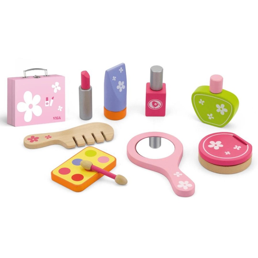 Wooden Toys Viga Shapes & Colours | Wooden Beauty Set In Case