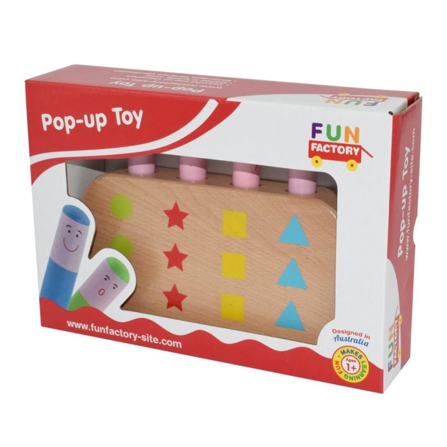 Wooden Toys Fun Factory Montessori Toys | Pop Up People