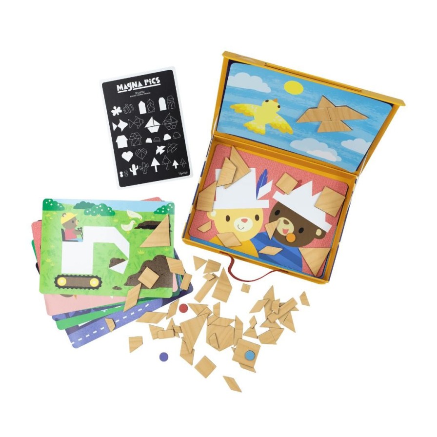 Wooden Toys Tiger Tribe Fine Motor Skills | Magna Pics-Shapes