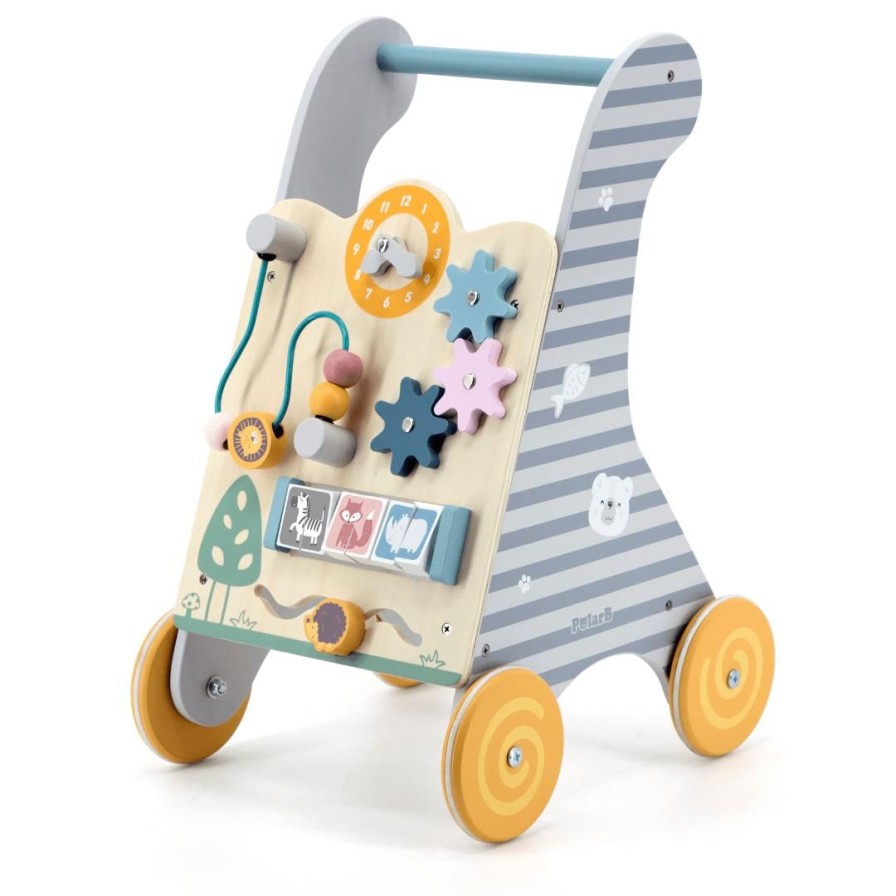 Wooden Toys Viga Gross Motor Skills | Pastel Activity Walker