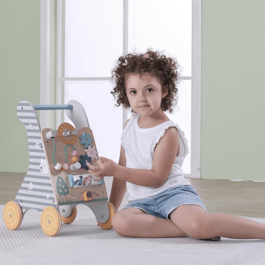 Wooden Toys Viga Gross Motor Skills | Pastel Activity Walker