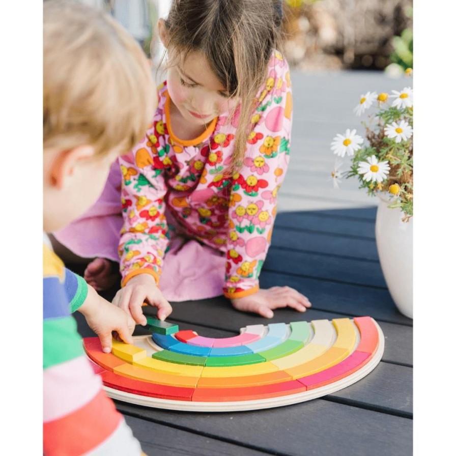 Wooden Toys Freckled Frog Jigsaw Puzzles | Building Rainbows Wooden Puzzle