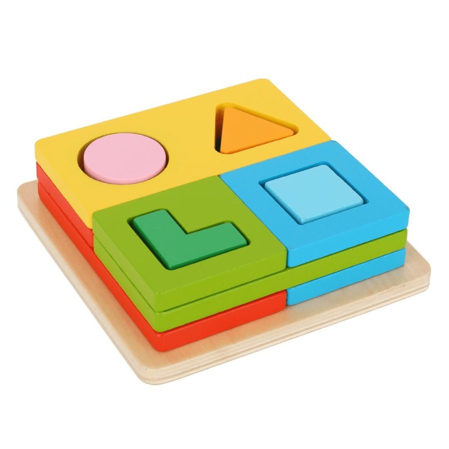 Wooden Toys Tooky Toy Numeracy | Multi-Shape Sorter