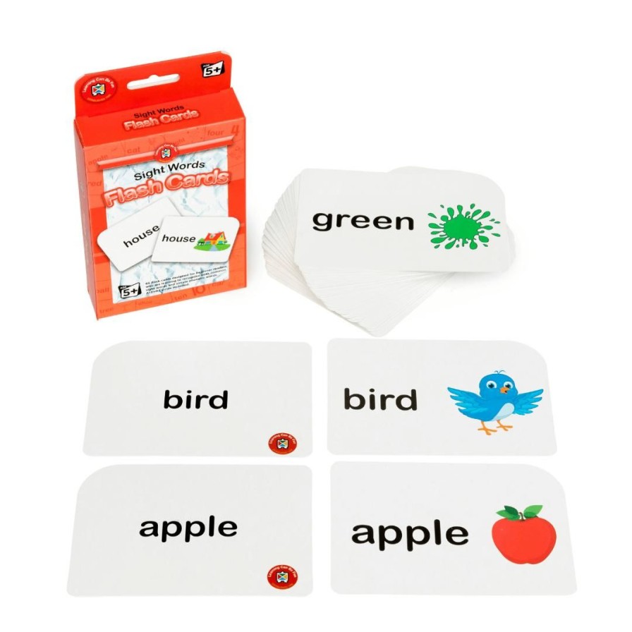 Wooden Toys ed.vantage Arts & Crafts | Sight Word Flash Cards