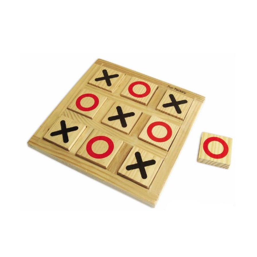 Wooden Toys Fun Factory Montessori Toys | Wooden Noughts & Crosses