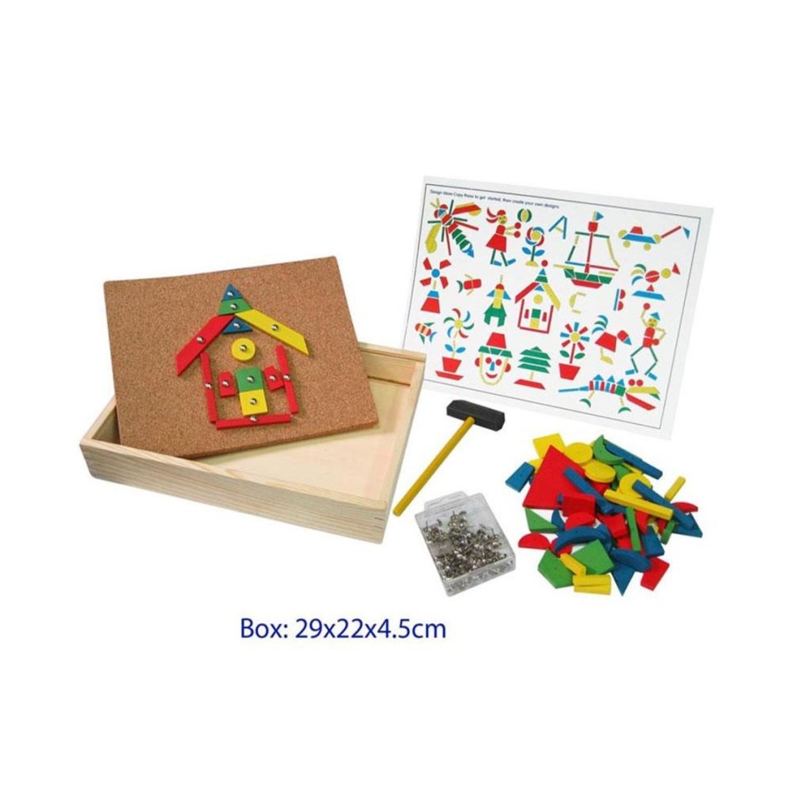 Wooden Toys Fun Factory Shapes & Colours | Tap Tap Set