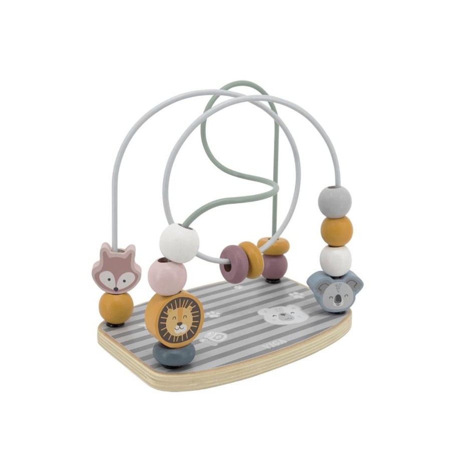 Wooden Toys Viga Baby Toys & Teethers | Pastel Bead Maze-Small