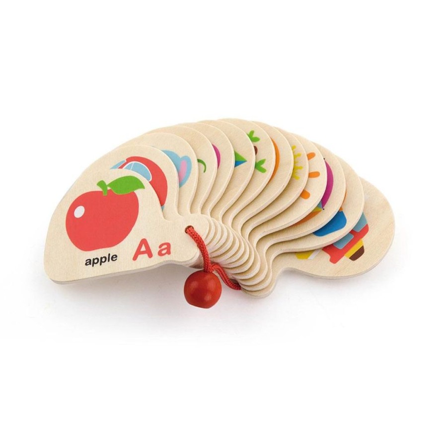 Wooden Toys Viga Montessori Toys | Mini Wooden Alphabet Book