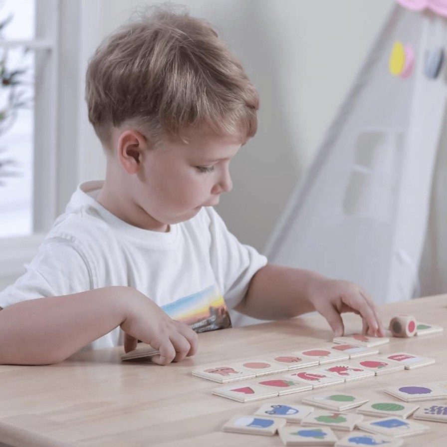 Wooden Toys Viga Puzzles | Learning Colours Puzzle Set