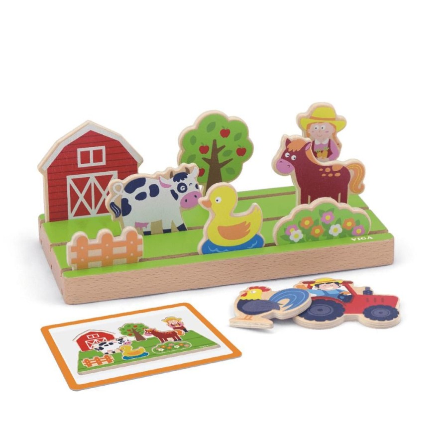 Wooden Toys Viga Montessori Toys | Learning Space And Distance Board