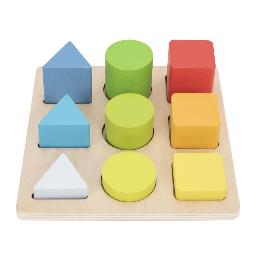 Wooden Toys Tooky Toy Puzzles | Wooden Colour And Shape Sorting Puzzle