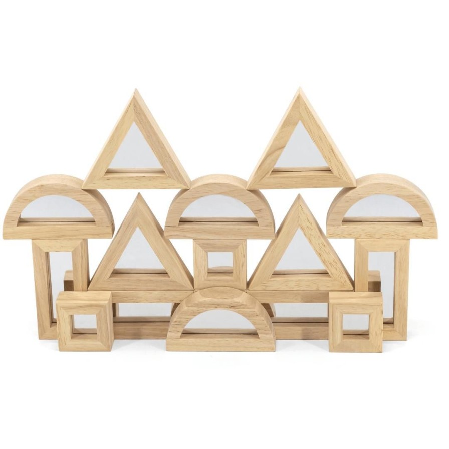 Wooden Toys Viga Stacking Toys | Mirror Blocks-24 Pce