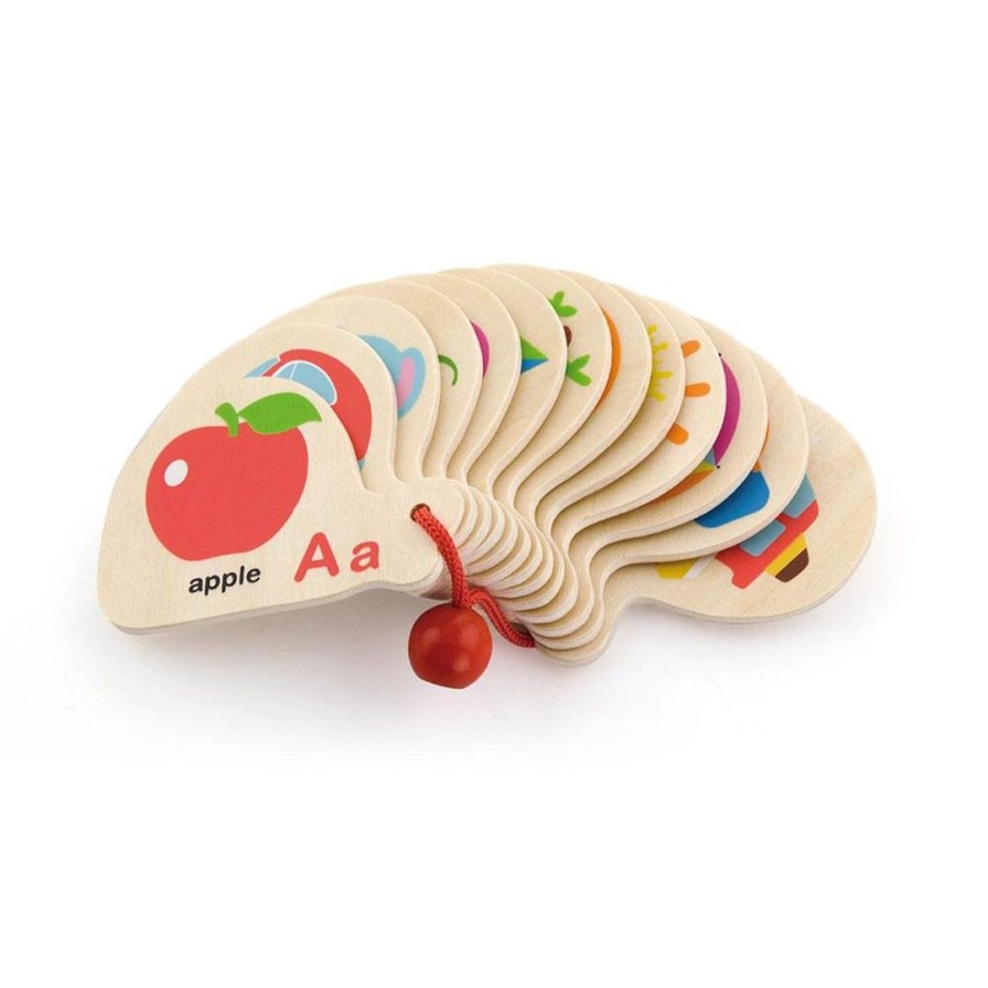 Wooden Toys Viga Literacy Toys | Mini Wooden Alphabet Book