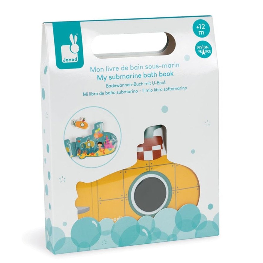 Wooden Toys Janod Baby Toys & Teethers | My Submarine Bath Book