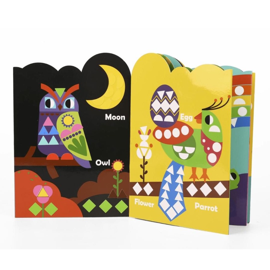 Wooden Toys Tooky Land Arts & Crafts | Geometric Sticker Set-Animals