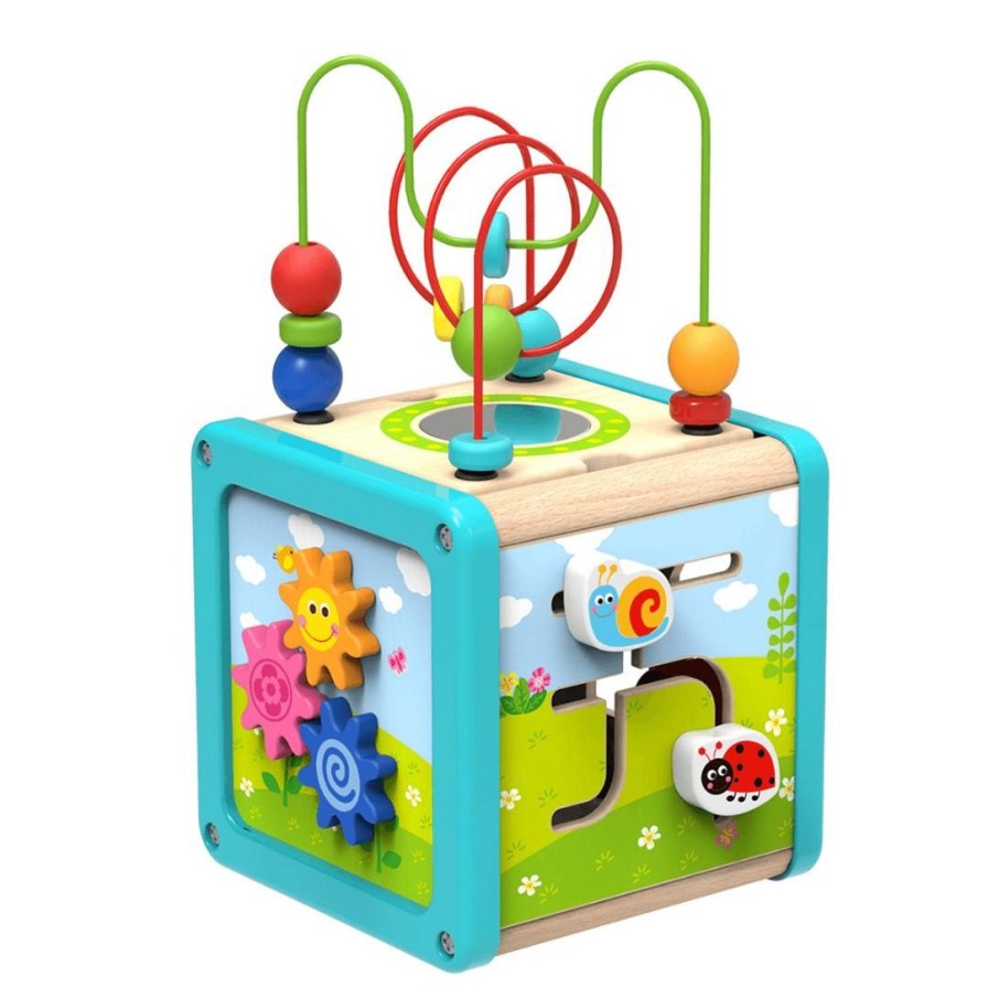 Wooden Toys Tooky Toy Stacking Toys | Colourful Play Cube