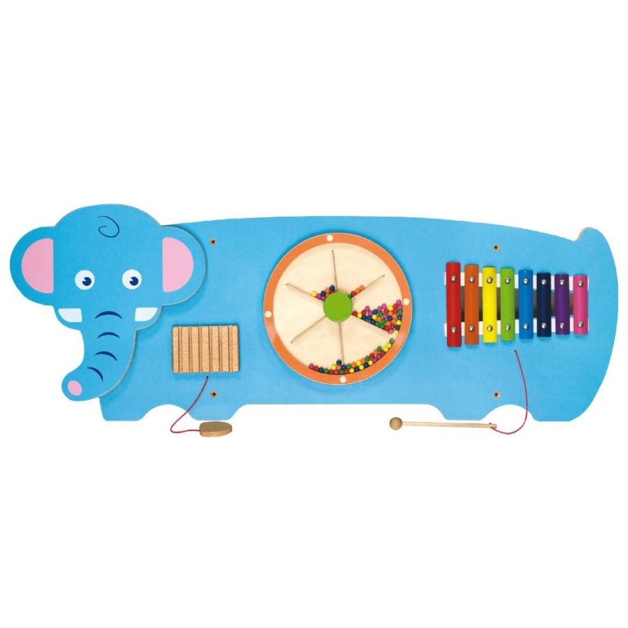 Wooden Toys Viga Fine Motor Skills | Elephant Wall Activity Centre