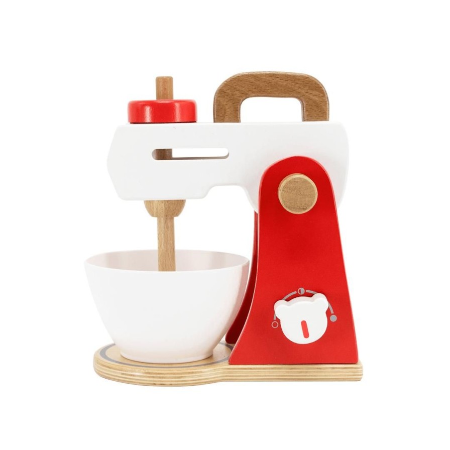 Wooden Toys Viga Pretend Play | Wooden Kitchen Mixer