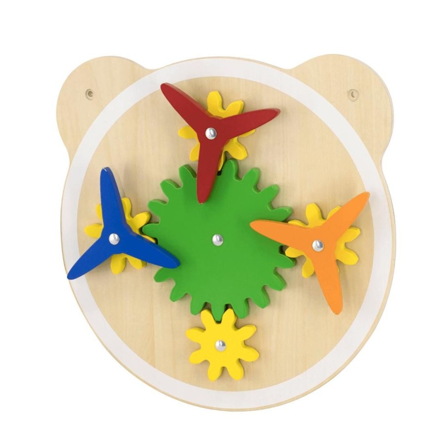 Wooden Toys Viga Fine Motor Skills | Wooden Wall Toy-Turning Windmill