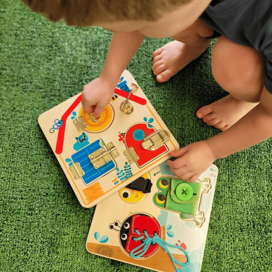 Wooden Toys Kaper Kidz Puzzles | Latching Activity Puzzle Board