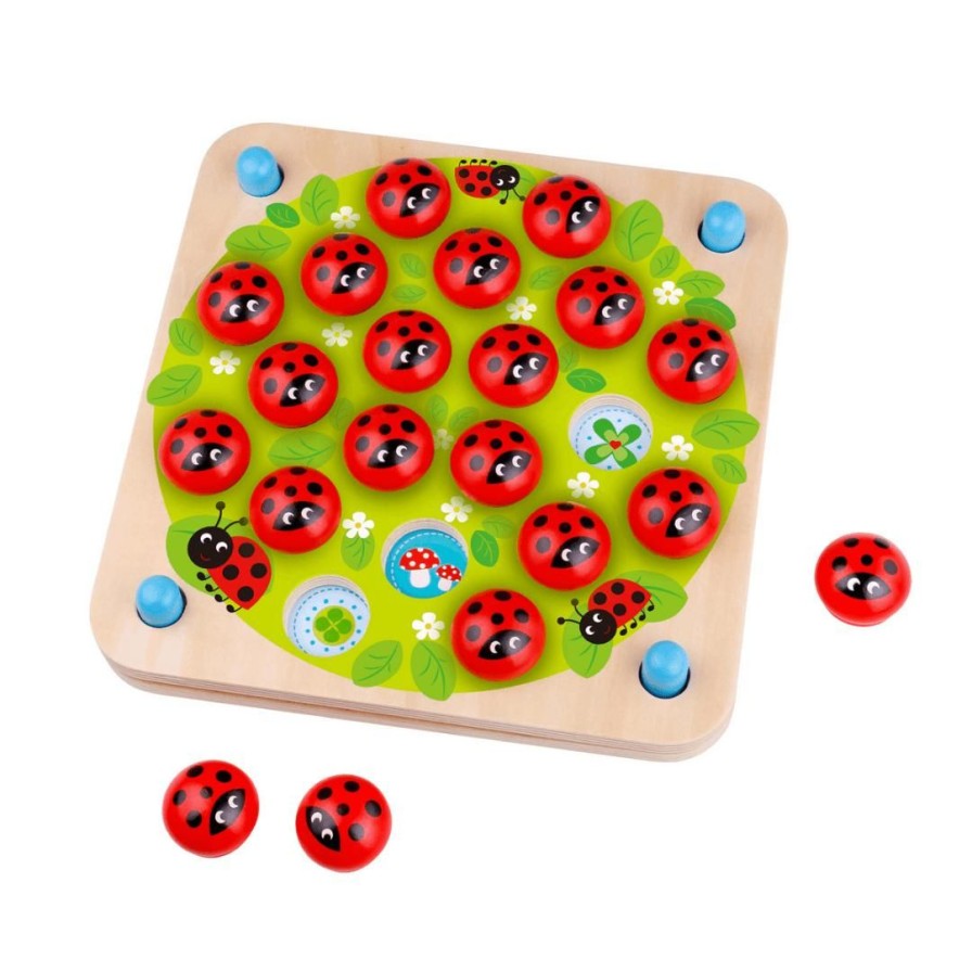 Wooden Toys Tooky Toy Animals | Ladybird Memory Game-Small