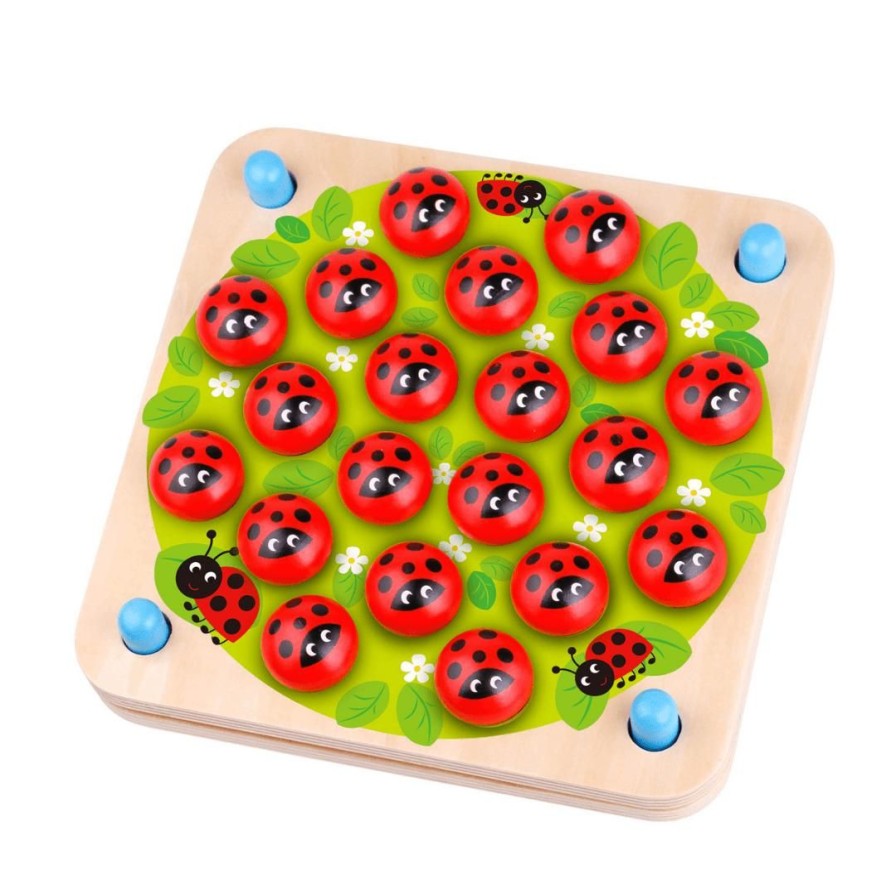 Wooden Toys Tooky Toy Animals | Ladybird Memory Game-Small