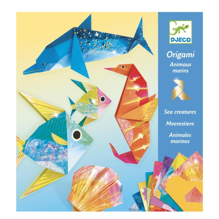 Wooden Toys Djeco Arts & Crafts | Origami-Sea Creatures