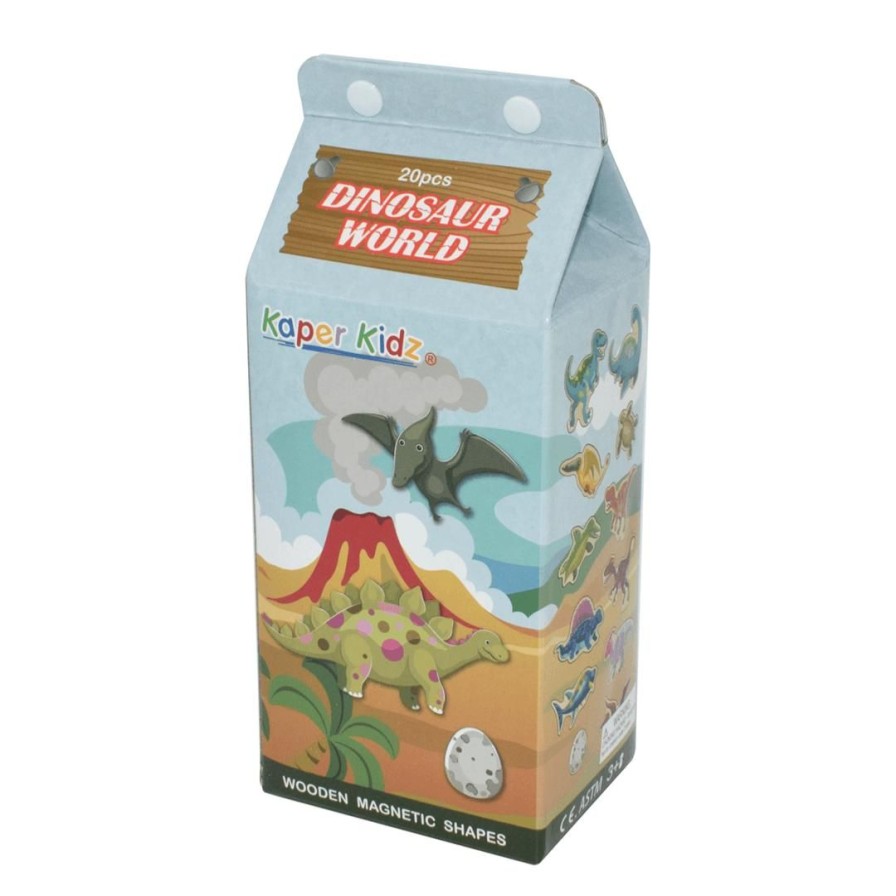 Wooden Toys Koala Dream Shapes & Colours | Magnetic Dinosaurs In A Milk Carton